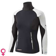Crewsaver Moko Microfleece Ladies Sailing Top - Black/Grey