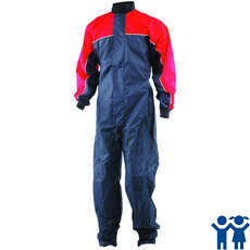 Crewsaver One Piece Vaporisateur Junior Suit - Red / Navy
