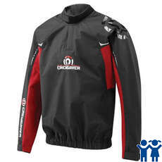 Crewsaver Spark Untaped Junior Spray Top - Red/Black