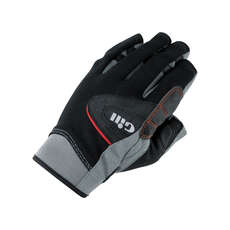 Gill Championship Short Finger Gloves - Black/Grey Gill Championship Short Finger Gloves - Black/Grey