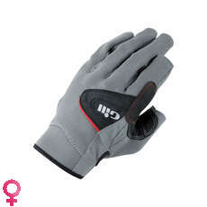 Gill Deckhand Long Finger Sailing Gloves - Black/Grey