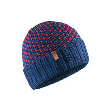 Gill Jaquard Knit Beanie - Blue