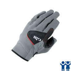 Gill Junior Deckhand Long Finger Gloves - Black/Grey Gill Junior Deckhand Long Finger Gloves - Black/Grey