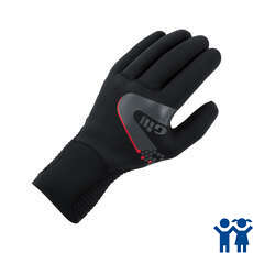 Gill Junior Neoprene Winter Gloves - Black/Grey
