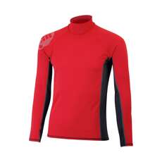 Gill Mens Long Sleeve Pro Rash Vest - Red Gill Mens Long Sleeve Pro Rash Vest - Red
