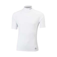 Gill Mens Short Sleeve UV Rash Vest - White Gill Mens Short Sleeve UV Rash Vest - White
