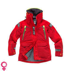 Gill OS1 Womens Offshore Sailing Jacket - Red Gill OS1 Womens Offshore Sailing Jacket - Red