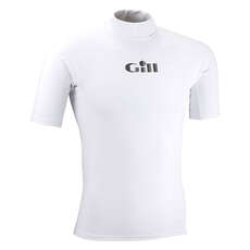 Gill UV Short Sleeves Rash Vest - White Gill UV Short Sleeves Rash Vest - White