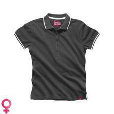 Gill Womens Crew Polo - Charcoal