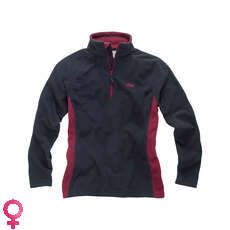 Gill Womens Grid Microfleece Zip Neck - Graphite