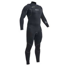 Gul Flexor 3/2mm Chestzip Blindstitched Wetsuit - Black/Black