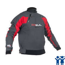 Gul BALLISTIC Taped Junior Spray Top 2015 - Grey/Red