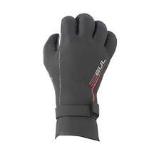 Gul Delta Mesh Pre-Bent 3mm Wetsuit Gloves  - Black/Red