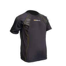 Gul Junior Evolite Thermal Short Sleeve Top - Black