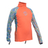 Gul Junior Girls Long Sleeve Rashvest - Coral/Lines