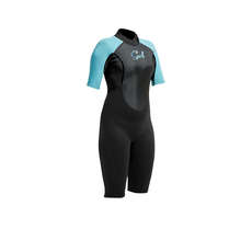 Gul Junior Response 3/2mm T2 Shorty Wetsuit - Black/Turquoise