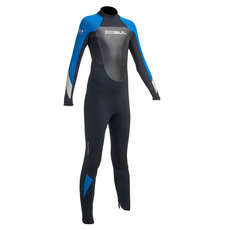 Gul Junior Response 3/2mm Flatlock T2 Steamer Wetsuit - Blk/Blue
