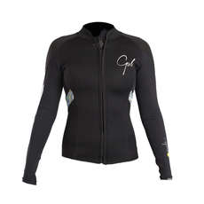 Gul Ladies Response 3mm FL Wetsuit Jacket - Black/Lines Gul Ladies Response 3mm FL Wetsuit Jacket - Black/Lines