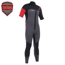 Gul PROFILE 3/2mm Front Zip Short Arm Wetsuit 2015 - Black/Graphite