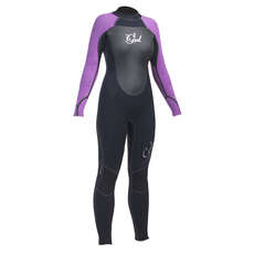 Gul Profile 5/3mm Blind Stitch Womens Steamer Wetsuit 2014 - Black/Iris