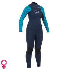 Gul Womens PROFILE CZ 3/2mm Blindstitch wetsuit 2015 - Blue/Turquoise