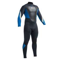 Gul Response 3/2mm Blindstitched T2 Steamer Wetsuit - Black/Blue
