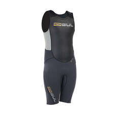 Gul RESPONSE 3/2mm Flatlock Short John Wetsuit 2015 - Graphite/Silver