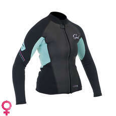 Gul Womens RESPONSE 3mm Flatlock Bolero - Black/Glacier