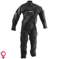 Gul Womens SHADOW Front Zip Drysuit 2015 - Black