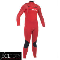Gul VIPER 3/2mm Blindstitched Steamer Wetsuit - Red