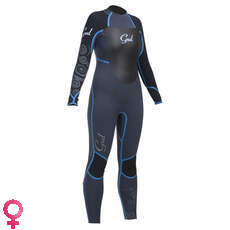 Gul Womens VORTEX 5/3mm Blind Stitch Steamer Wetsuit 2014 - Graphite/Black