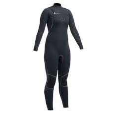 Gul Women Viper 3/2 Blindstitched Chest Zip Wetsuit - Black