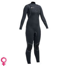 Gul Women Viper 4/3 Blindstitched Chest Zip Wetsuit - Black
