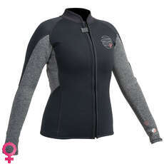 Gul Womens Response 3mm Flatlock Wetsuit Jacket - Black