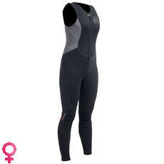 Gul Womens Response 3/2mm Flatlock Long Jane Wetsuit - Black