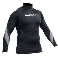 Gul Xola Flatlock Long Sleeve Rashguard - Black Gul Xola Flatlock Long Sleeve Rashguard - Black
