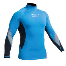 Gul Xola Flatlock Long Sleeve Rashguard - Crip/Black