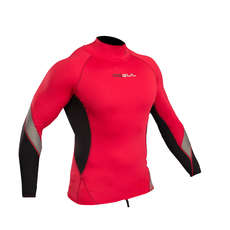 Gul Xola Long Sleeve Rashvest - Red/Black