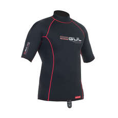 Gul XOLA Mens Short Sleeve Rashguard - Black