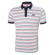 Helly Hansen Fjord Polo - Navy Faded Stripes