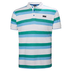Helly Hansen Marstrand Polo - Cornflower Twin Stripe