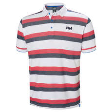 Helly Hansen Marstrand Polo - Navy Twin Stripe