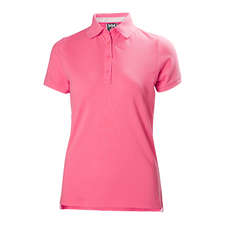 Helly Hansen Womens Crew Pique 2 Polo - Azalea Pink