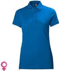 Helly Hansen Womens Crew Pique 2 Polo - Cornflower