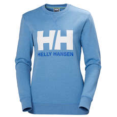 Helly Hansen Womens HH Logo Crew Sweatshirt - Cornflower Mélange