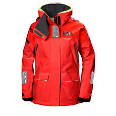 Helly Hansen Womens Skagen Offshore Jacket - Alert Red