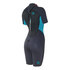 Sola Womens Ignite 3/2mm Shorty Wetsuit - Graphite/Turquoise