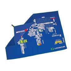 Lifeventure SoftFibre Trek Towel - World Words