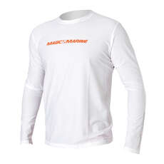 Magic Marine Cube Long Sleeve Quick Dry - White
