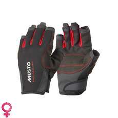 Musto Essential Sailing Short Finger Gloves - Black